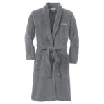 Dark Grey 100% Cotton Robe